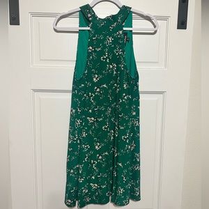 Lulu’s vibrant green floral dress Size Small
